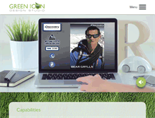 Tablet Screenshot of greenicondesign.com